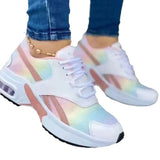 New Fashion Low-Help Old Dad Shoes Round Head With Mesh Large Size Casual Sports Single Shoes Women HZ0115