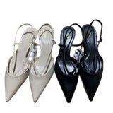 ZAJ2025 Spring New Feel Sandals Women Wear French Evening Fairy Style Sharp Single Shoes In Summer HZ0115