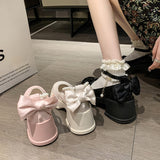 Mary Jane Shoes Women Spring And Autumn New High Heels French Coarse Heel Shoes Thick Sole Small Leather Shoes HZ0115