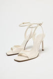 ZA2025 New Niche Leather Cat With Exposed Toe Sandals Women French Retro Simple Thin Tie Shoes HZ0115