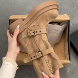 Little Xiang Style Retro British Style Maillard Boots Burst Martin Boots 2025 New Two Wear Detachable Boots HZ0115