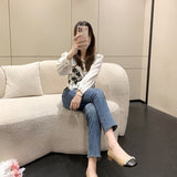 Small Fragrant Style Single Shoes Women 2025 New Fashion Comfortable Square Shoes Shallow Pearl Coarse French Single Shoes HZ0115