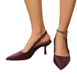 2025 Winter New Thin Heel Tight With A Single Shoe Direct Sales Women's Shoes HZ0115