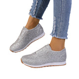 2025 New Large-Size Squint Casual Women's Singles Shoes Women's Shoes Women HZ0115
