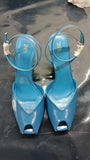Za Home 2025 Summer New Fish Mouth Sandals With Coarse Heel Toe Sandals Shoes HZ0115