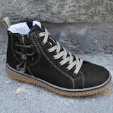 2025 New Snow Boots Women's Flat And Martin Boots Zip-Up Cotton Boots Women's Cotton Shoes HZ0115