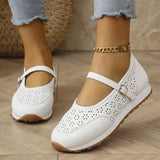 Spring And Summer 2025 New Large-Size Breathable Light-Mouthed Single Shoes Casual Women's Shoes HZ0115
