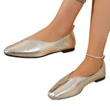 Shallow Mouth Mary Jane Single Shoes Women's Spring Version Of The French Style Late Commuting A Foot Pedal Small Leather Shoes HZ0115