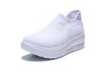 2025 Spring And Summer New Ultra-Light Sole Flying Weave Breathable 43 Large Thick Sole Comfortable Single Shoe Tide HZ0115