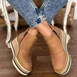 Autumn And Winter New Short Boots Large Size Women's Shoes Round Head Thick Bottom Slope Side Zipper Leisure Boots HZ0115