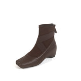 Rotating Ballet ~ Cross-Band Heightening Ballet Splicing Short Boots In Autumn And Winter To Increase The Explosion Of Boots HZ0115