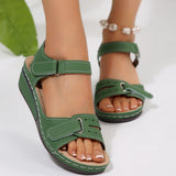 2025 Summer New Retro Women's Sandals Car Line Hole Shoes Large-Size Round Head And Comfortable Sandals Women HZ0115