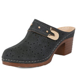 Summer New 2025 Baotou Slope And Women's Cool Drag Large-Size High-Heeled Sandals Women's Tide HZ0115