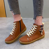 2025 New Snow Boots Women's Flat And Martin Boots Zip-Up Cotton Boots Women's Cotton Shoes HZ0115