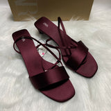 ZA Home 2025 New Women's Shoes Low Heel Temperament Korean Version Of Low-Heeled Sandals Simple Word With Two Wearing Sandals HZ0115