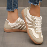 Large-Size Women's 2025 New German Training Shoes Women's Retro Color Tie Single Shoes Women HZ0115