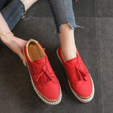 Wish New Women's Shoes 2025 Hollow Large Ticulating Esoleo Round Head Two-Color Splicing Suture Casual Single Shoe HZ0115