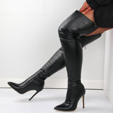 Autumn And Winter New Fashion Personality Over The Knee Size Women's Boots 43 HZ0115