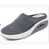 Baotou Small Net Hole Slippers Women No Heel Half-Slippers Thick-Bottom Slippers Women Net Side Half Slippers Women HZ0115