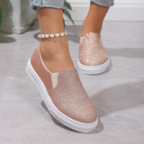 Casual Single-Shoe Women 2025 Summer New Large-Size Round Head Tight-Set Lefu Shoes Flat-Soled Women's Shoes HZ0115